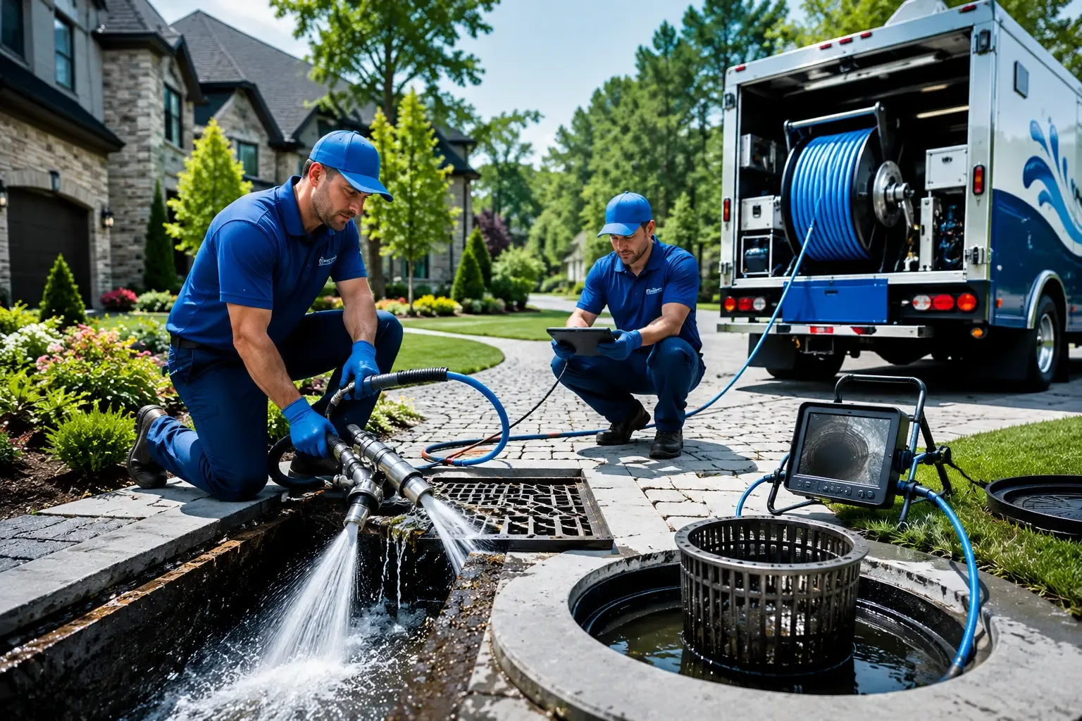 Local outdoor drain cleaning professionals in Preemption, IL
